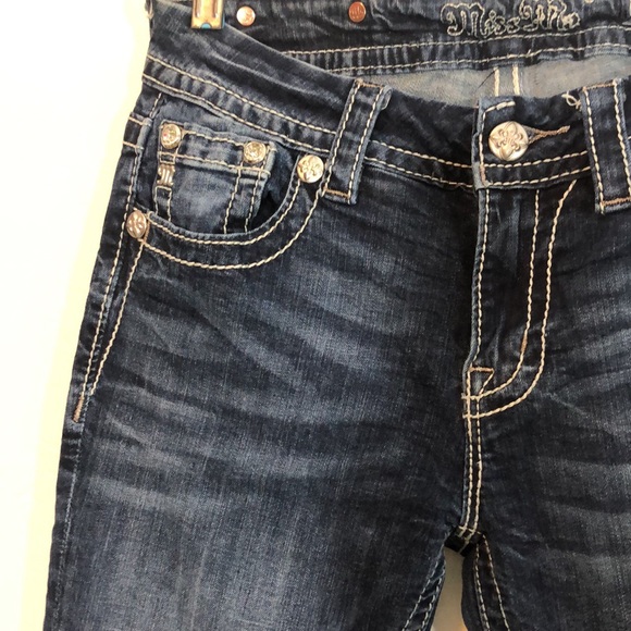 Miss Me Mid Rise Skinny Jeans Size 27 - Picture 3 of 12
